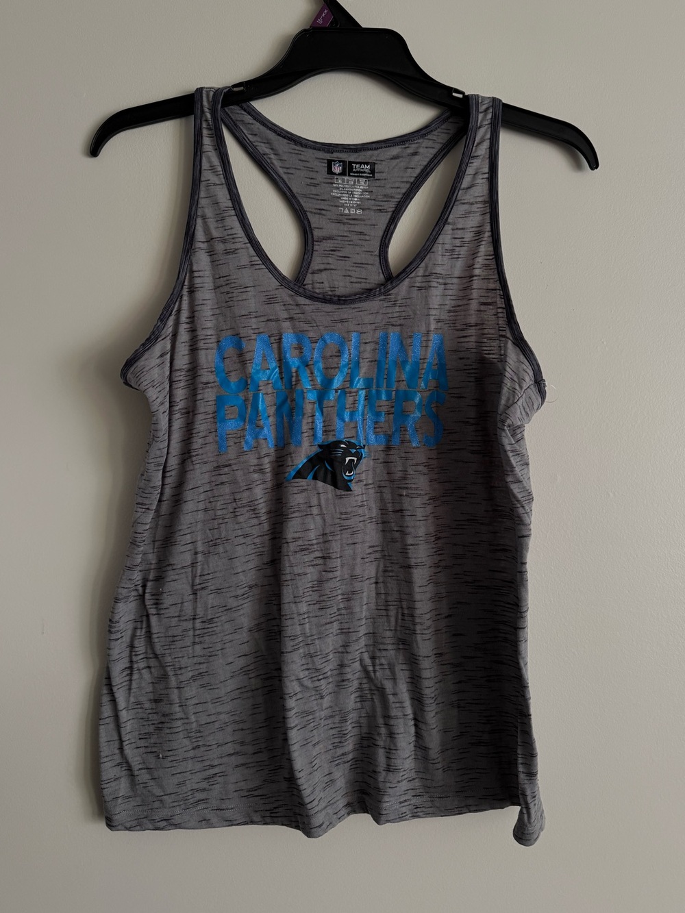 NFL Carolina Panthers Gray Tank Top